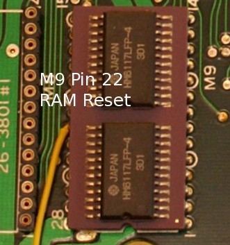 M9 with RAM Reset wire
